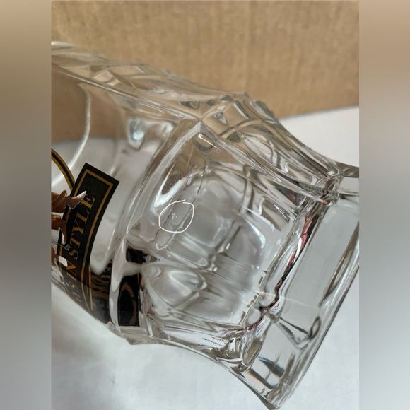 Vintage SAHM Three Stooges Glass Beer Mug 0.5L - Picture 8 of 8